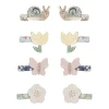 Mimi & Lula Hårelastikker*8 Harclips - Mini Garden Tulip