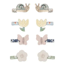 Mimi & Lula Hårelastikker*8 Harclips - Mini Garden Tulip