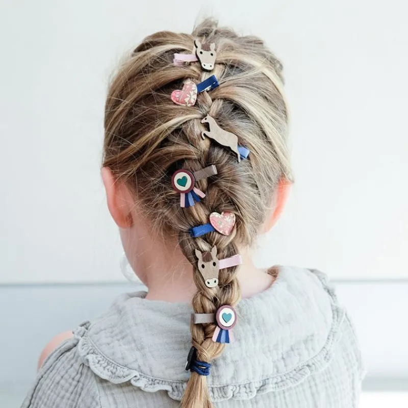 Mimi & Lula Hårpynt*8 Harclips - Mini Pony Club - Horse And Hound