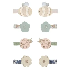 Mimi & Lula Hårelastikker*8 Harclips - Mini Bee & Ladybird