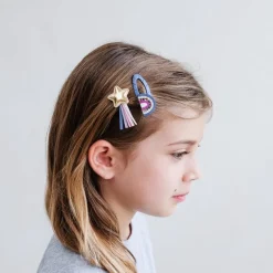 Mimi & Lula Hårpynt*4 Harclips - Over The Rainbow Ziggy