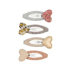 Mimi & Lula Hårpynt*4 Harspaender - Heart Safari Summer