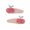 Mimi & Lula Hårelastikker*2 Harspaender - Gingham Cherry