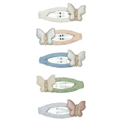 Mimi & Lula Hårelastikker*5 Harspaender - Mini Pastel Butterfly