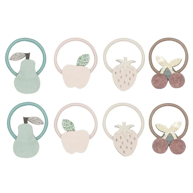 Mimi & Lula Hårelastikker*8 Hårelastikker - Mini Fruit Tulip