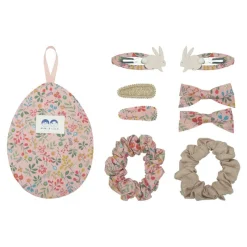 Mimi & Lula Hårelastikker*Gavesaet Med Hårpynt - Easter Egg Pink