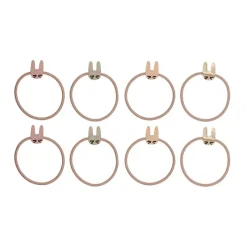 Mimi & Lula Hårelastikker*- 8 Hårelastikker - Bunny Butterscotch