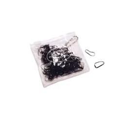 Molly&Rose Hårpynt*Silikone Elastikker Sort