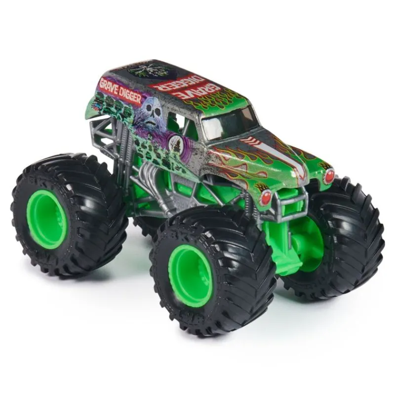 Monster Jam Biler & Transport*1:64 Grave Digger, Green