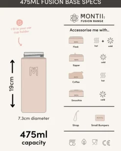Montii Drikkedunke*Drikkedunk Fusion Base, 475 Ml - Pine
