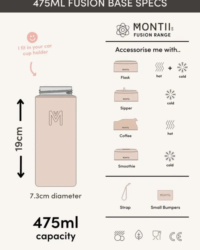 Montii Drikkedunke*Drikkedunk Fusion Base, 475 Ml - Pine