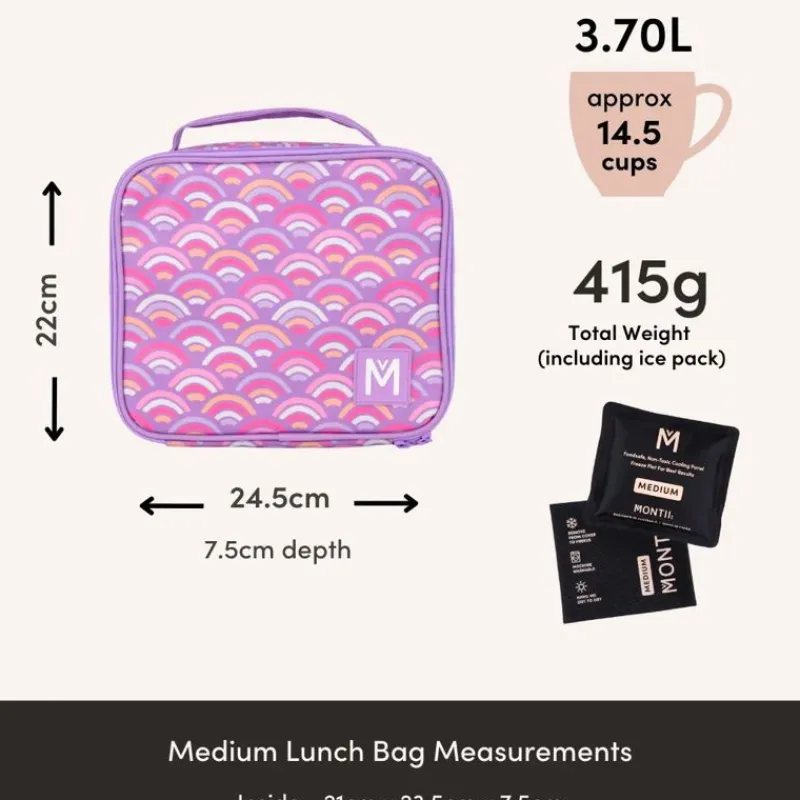 Montii Køletasker & Køleelementer*Koletaske Regnbuer, Medium