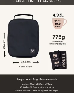 Montii Køletasker & Køleelementer*Koletaske, Str. L - Midnight