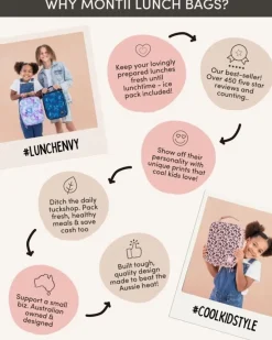 Montii Køletasker & Køleelementer*Koletaske, Str. L - Retro Check