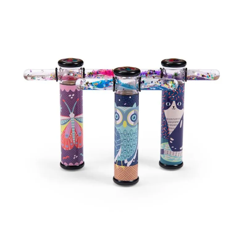 Moulin Roty Blandet Legetøj*Kalejdoskop Selvlysende, Kat