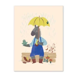 Moulin Roty Plakater & Wallstickers*Plakat - Aesel 30X40 Cm