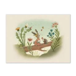 Moulin Roty Plakater & Wallstickers*Plakat - Lille Kanin Pa Eventyr 30X40Cm