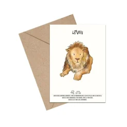 Mouse & Pen Kort*A6 Kort, Stjernetegn Loven