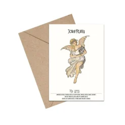 Mouse & Pen Kort*A6 Kort, Stjernetegn Jomfruen