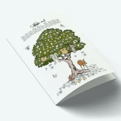 Mouse & Pen Kort*A7 Kort Tillykke Med Barnedaben