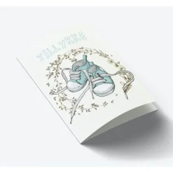 Mouse & Pen Kort*A7 Kort, Tillykke Bla Converse