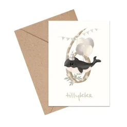 Mouse & Pen Kort*A6 Kort, Tillykke Talkort - 6 Ar