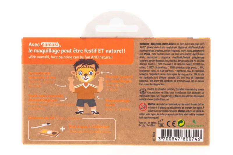 Namaki Ansigtsmaling*3-Color Ansigtsmaling, Love&Giraf