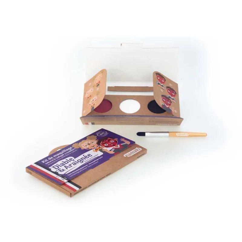 Namaki Ansigtsmaling*3-Color Ansigtsmaling, Djaevel&Edderkop