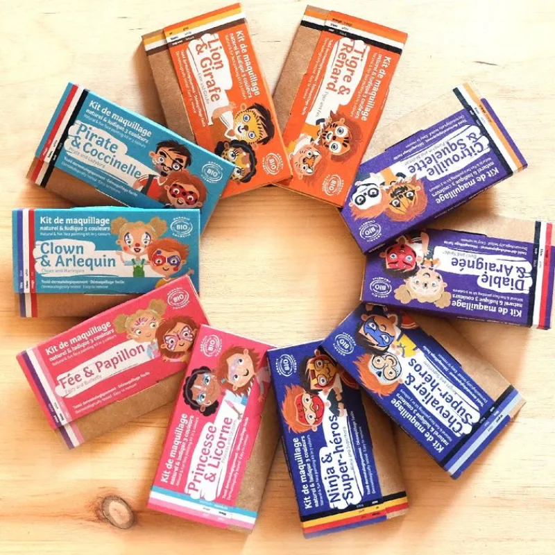 Namaki Ansigtsmaling*3-Color Ansigtsmaling, Djaevel&Edderkop