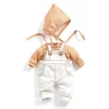 Djeco Dukketøj & Sko*Pomea Dukketøj - Saet Med Overalls, Cannelle