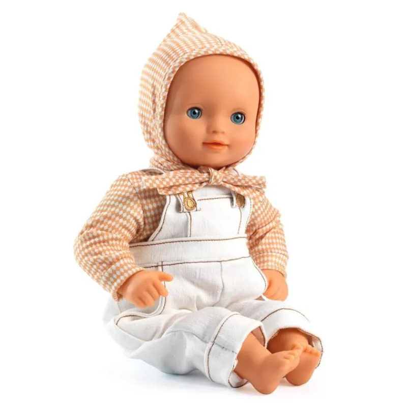 Djeco Dukketøj & Sko*Pomea Dukketøj - Saet Med Overalls, Cannelle