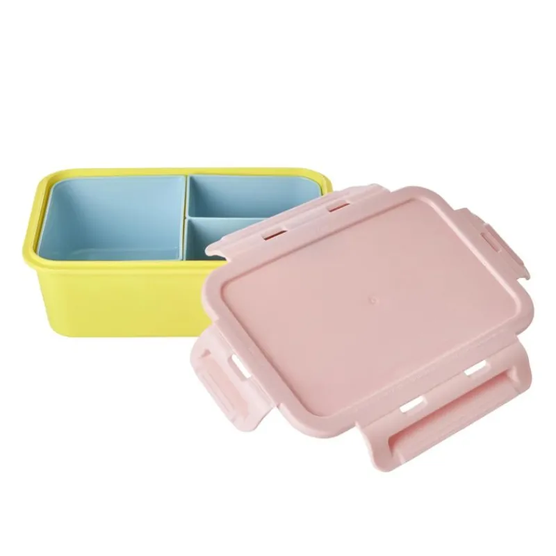 RICE Madpakken*Madkasse - Multifarvet - Pink/Gul