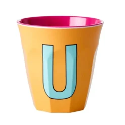 RICE Alfabetkopper*Mellem Kop - Abrikos - U