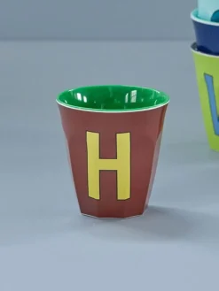 RICE Alfabetkopper*Mellem Kop - Brun - H