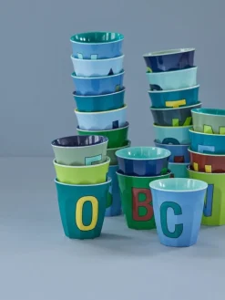 RICE Alfabetkopper*Mellem Kop - Stovet Bla - V