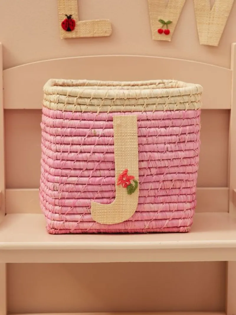 RICE Klistermærker*Raffia Klistermærker - J - Blomst