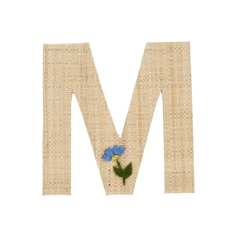 RICE Klistermærker*Raffia Klistermærker - M - Blomst