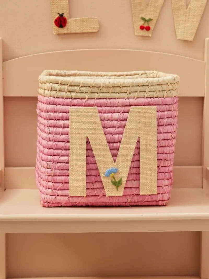 RICE Klistermærker*Raffia Klistermærker - M - Blomst