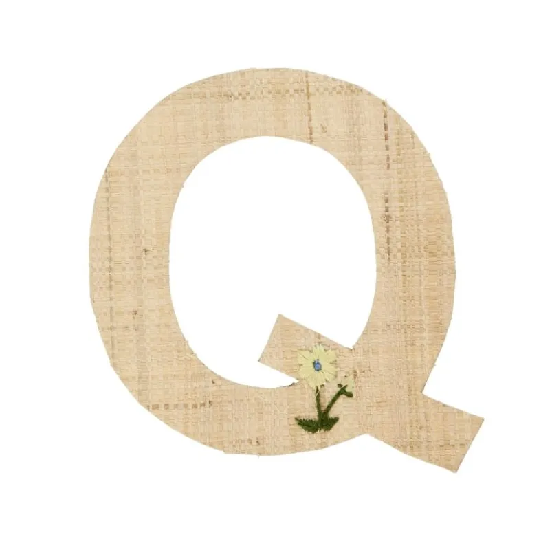 RICE Klistermærker*Raffia Klistermærker - Q - Blomst