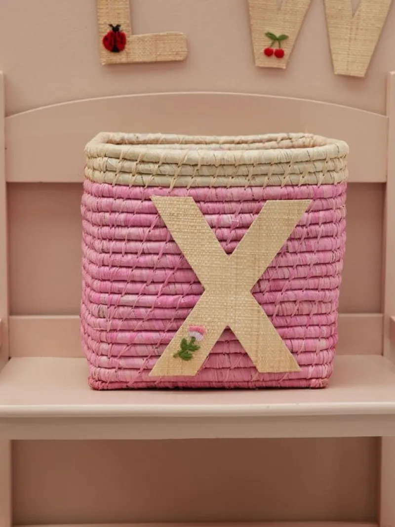 RICE Klistermærker*Raffia Klistermærker - X - Blomst