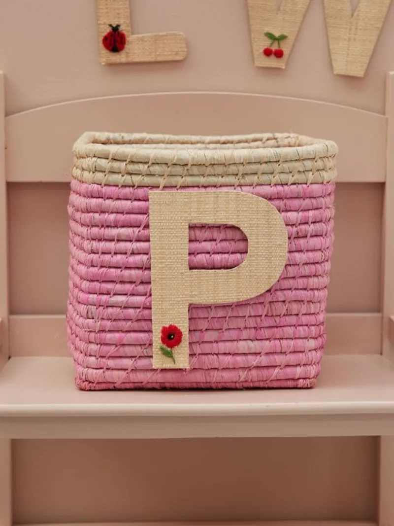 RICE Klistermærker*Raffia Klistermærker - P - Blomst