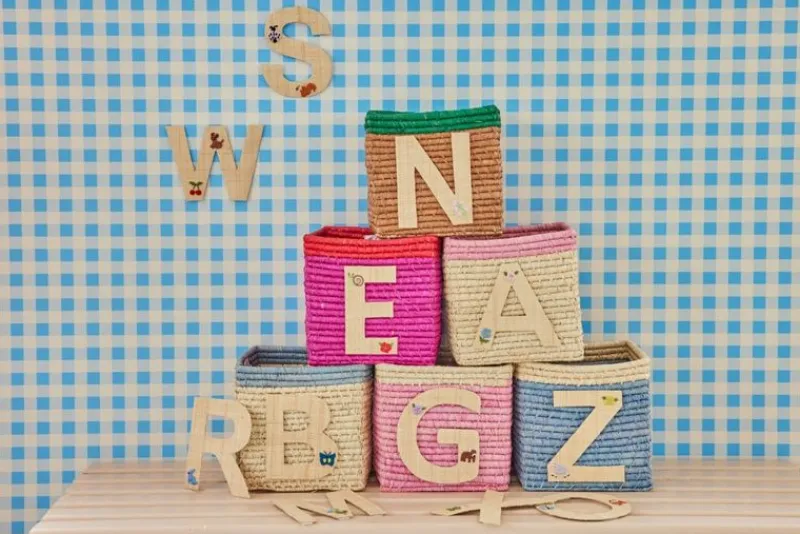 RICE Klistermærker*Raffia Klistermærker - Z - Zebra