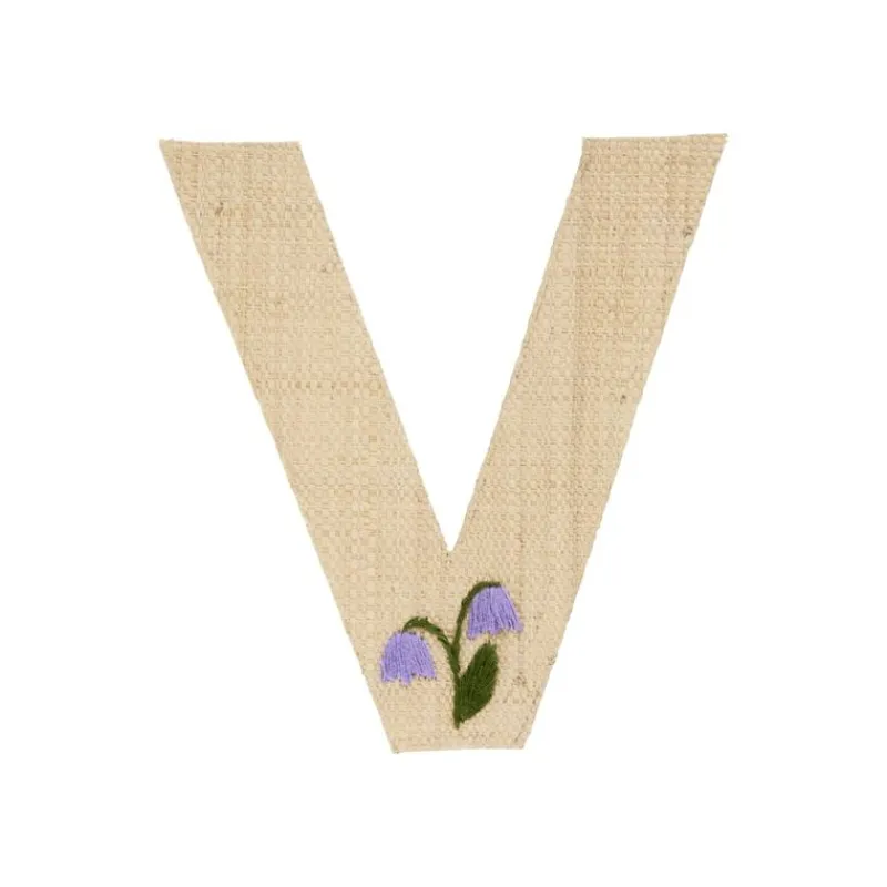 RICE Klistermærker*Raffia Klistermærker - V - Blomst