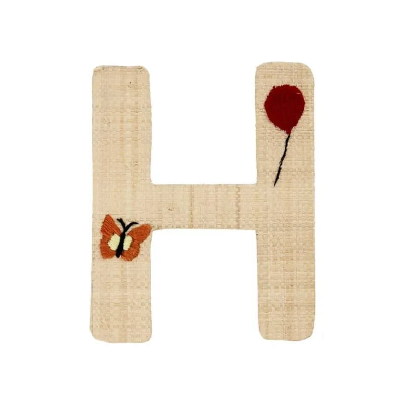 RICE Klistermærker*Raffia Klistermærker - H - Sommerfugl