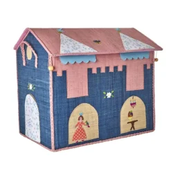 RICE Opbevaring*Raffia Stor Opbevaringshus - Castle