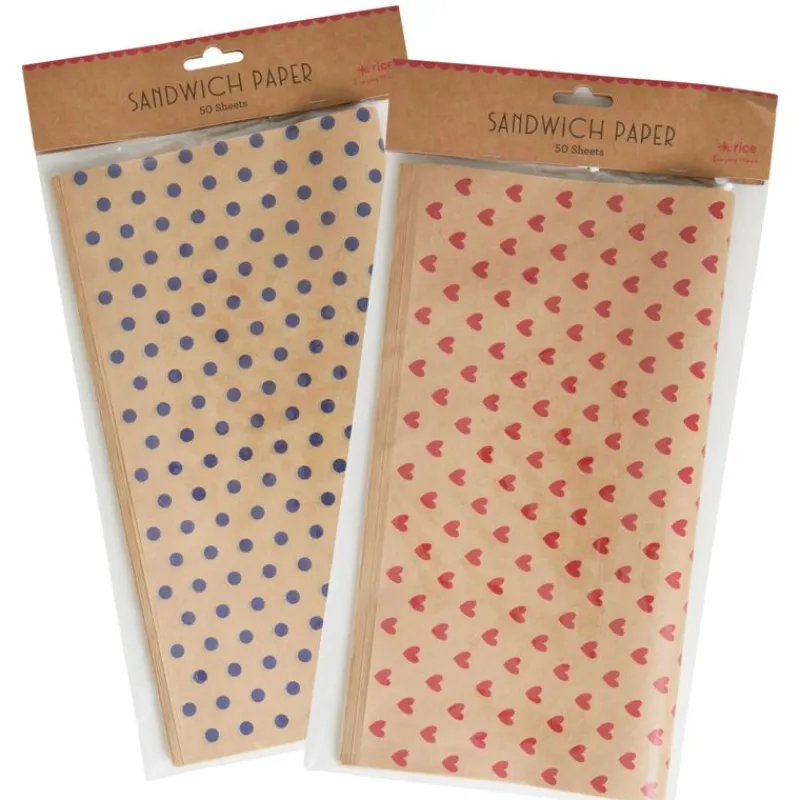 RICE Madpakken*50Stk Madpapir - Prikker