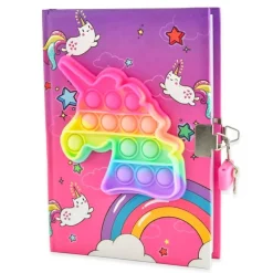Robetoy Øvrigt Krea*Dagbog - Unicorn Push Pop It