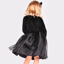 Robetoy Udklædning & Tilbehør*Sort Kattekjole Str. 4-6Ar