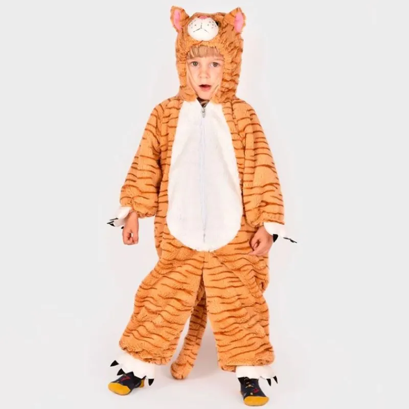 Robetoy Udklædning & Tilbehør*Tiger Heldragt Str. 4-5Ar