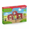 Schleich Dyr*Red Barn With Animals And Accessories